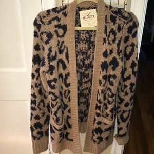 Leopard print sweater